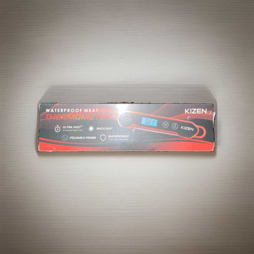 KIZEN Digital Meat Thermometer – Waterproof Instant Read – Brand New
